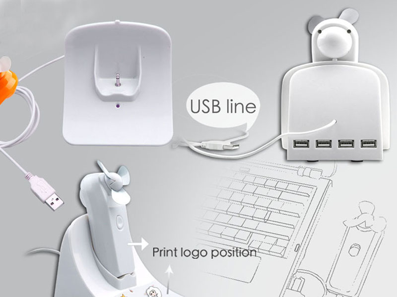 Fan w/ USB Hubs, CQZ158